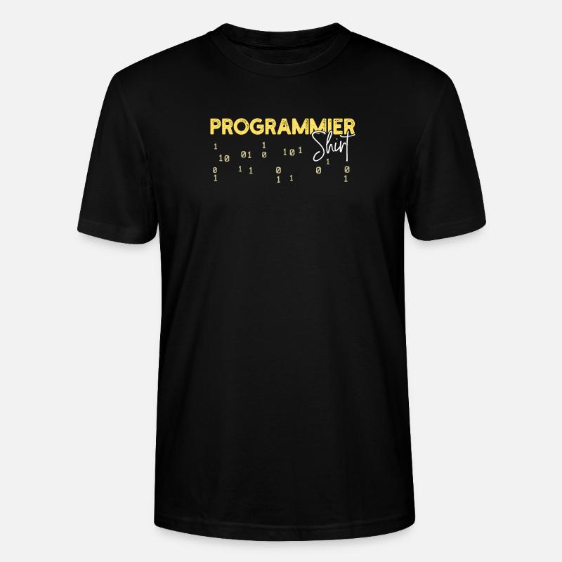 Developer Statement Coden Skripting Webentwickler - Stanley/Stella Unisex Bio-T-Shirt CRAFTER - Schwarz