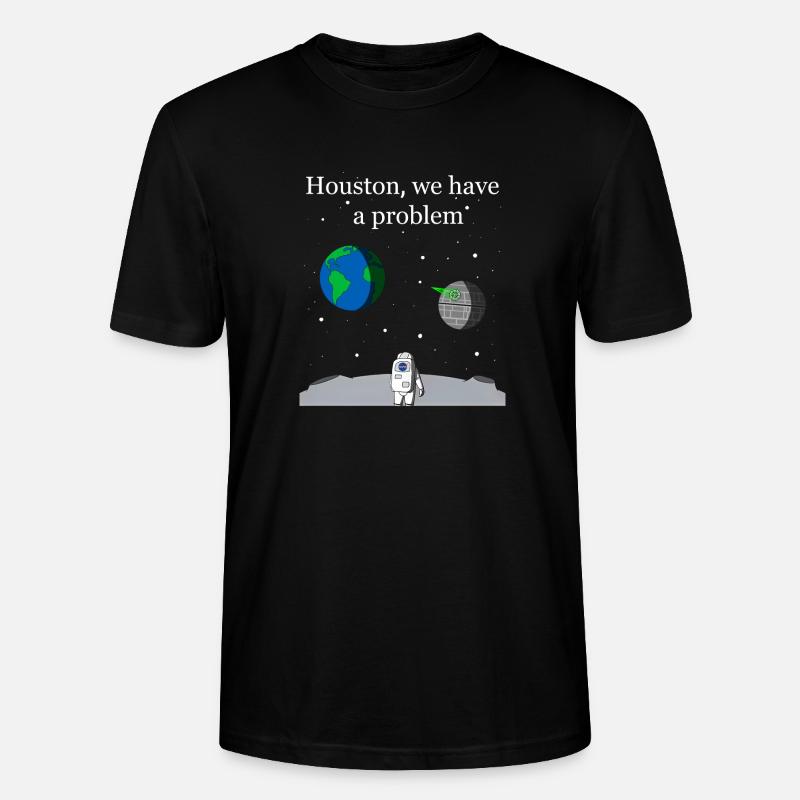 Houston We Have a Problem - Stanley/Stella Unisex Bio-T-Shirt CRAFTER - Schwarz