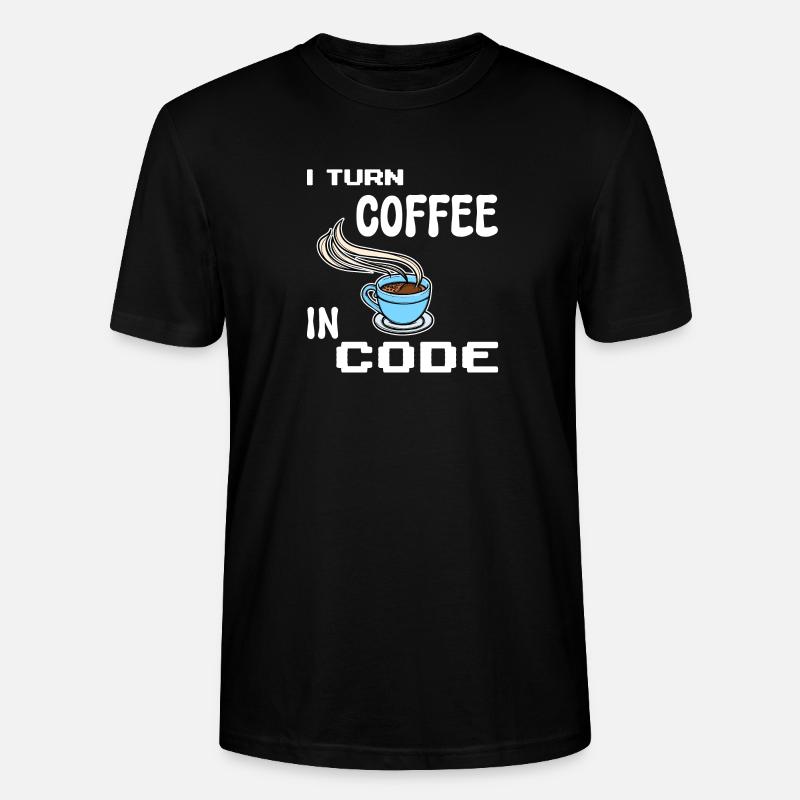 Développeur Computergeek Programmeur d’instructions - T-shirt bio CRAFTER Stanley Stella Unisexe - noir