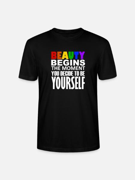 LGBTQIA+ - Stanley/Stella CRAFTER Unisex Organic T-Shirt - black