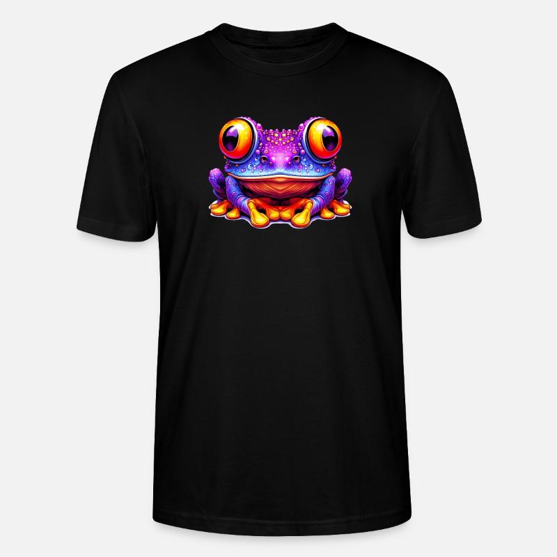 Frosch - Stanley/Stella Unisex Bio-T-Shirt CRAFTER - Schwarz