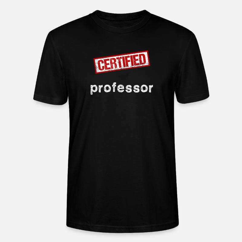 Professor - Stanley/Stella Unisex Bio-T-Shirt CRAFTER - Schwarz