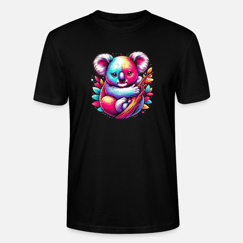 Koala - Stanley/Stella Unisex Bio-T-Shirt CRAFTER - Schwarz