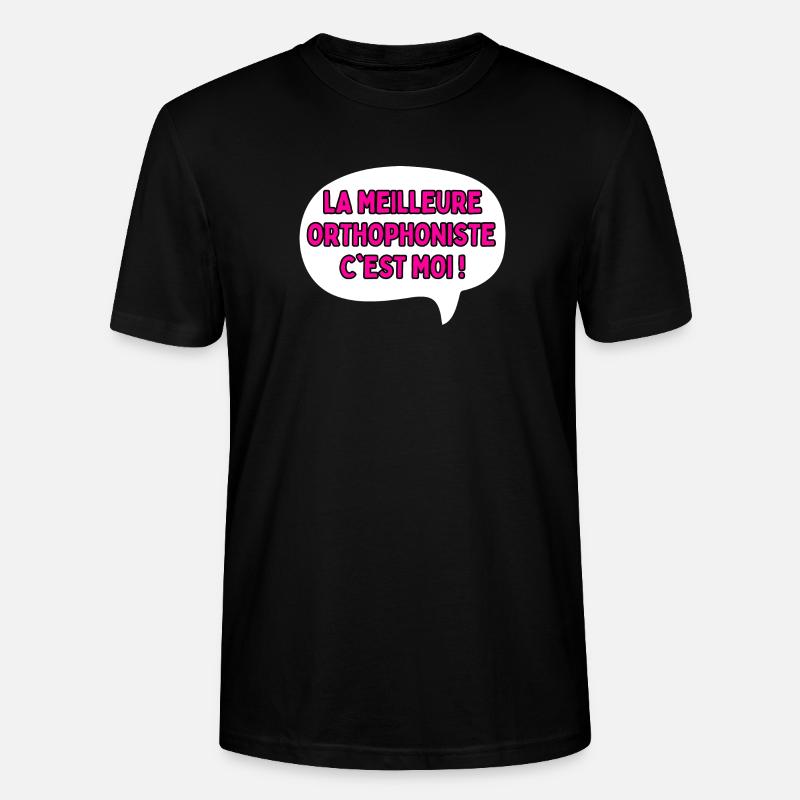 Geschenkidee für einen Logopäden - Stanley/Stella Unisex Bio-T-Shirt CRAFTER - Schwarz