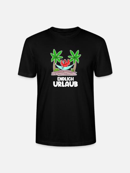 Urlaub Ferien Frei - Stanley/Stella Unisex Bio-T-Shirt CRAFTER - Schwarz