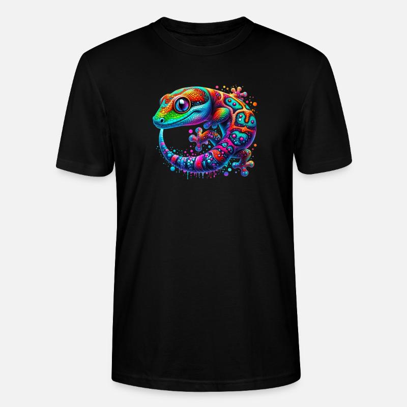 Gecko - T-shirt bio CRAFTER Stanley Stella Unisexe - noir