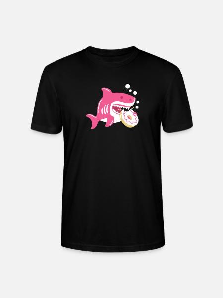 Donut und Hai - Stanley/Stella Unisex Bio-T-Shirt CRAFTER - Schwarz