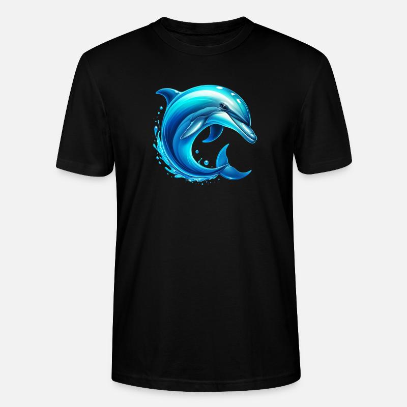 Dauphin - T-shirt bio CRAFTER Stanley Stella Unisexe - noir