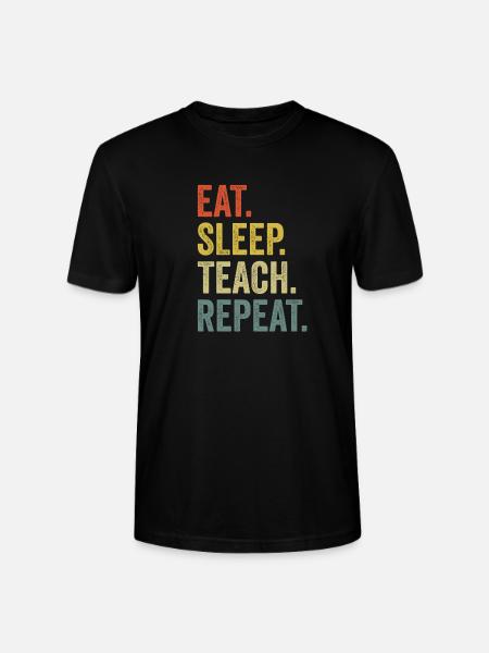 déclaration de l'enseignant - T-shirt bio CRAFTER Stanley Stella Unisexe - noir
