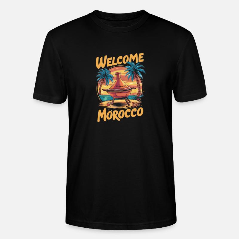 Willkommen bei Morocco Dreamfire - Stanley/Stella Unisex Bio-T-Shirt CRAFTER - Schwarz