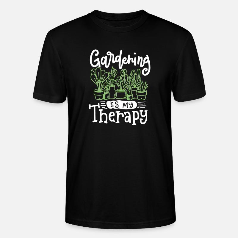 Gartenarbeit Gärtner - Stanley/Stella Unisex Bio-T-Shirt CRAFTER - Schwarz