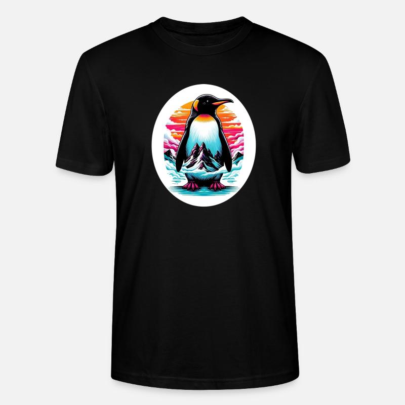 Pinguin - Stanley/Stella Unisex Bio-T-Shirt CRAFTER - Schwarz