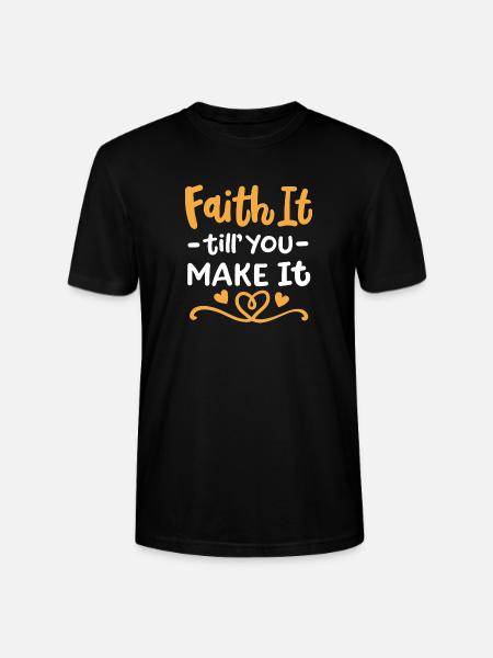 Christlicher Glaube Inspirierend - Stanley/Stella Unisex Bio-T-Shirt CRAFTER - Schwarz