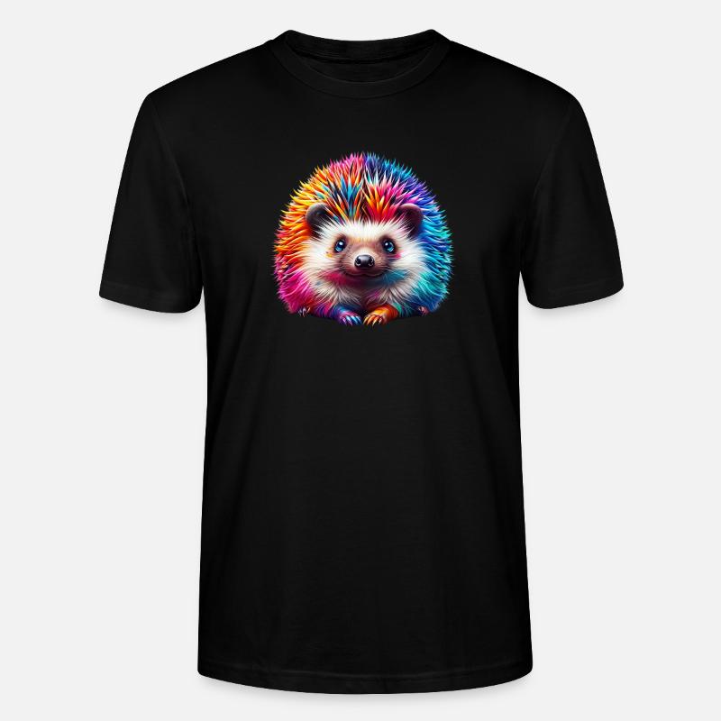 Igel - Stanley/Stella Unisex Bio-T-Shirt CRAFTER - Schwarz