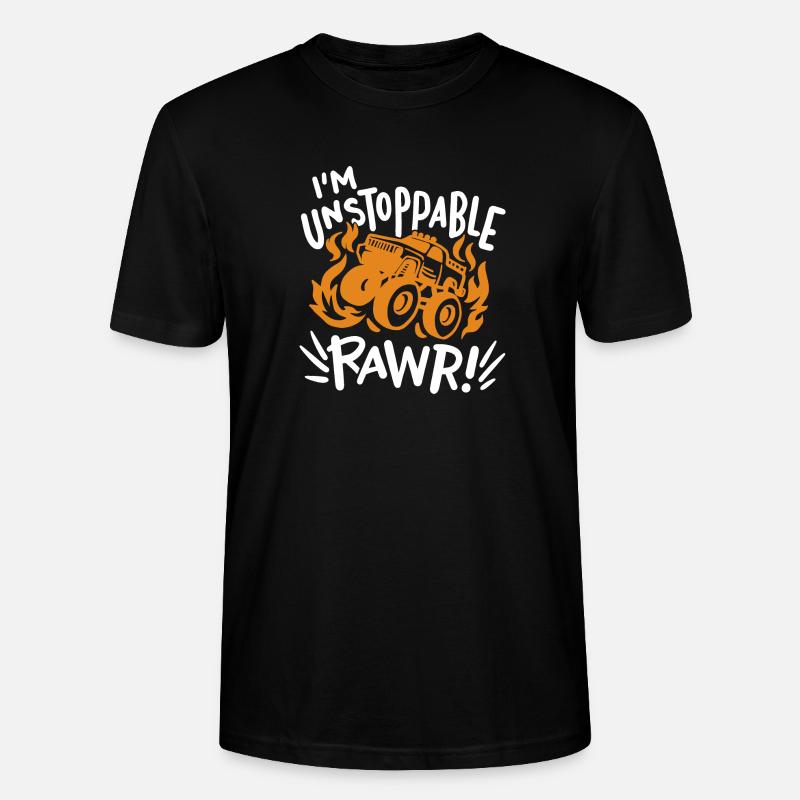 Monster Truck - Stanley/Stella Unisex Bio-T-Shirt CRAFTER - Schwarz
