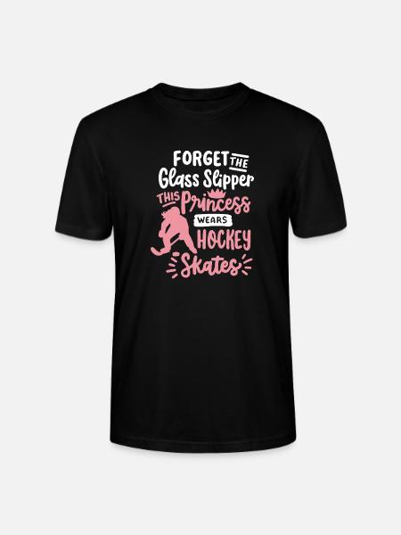 Eishockey Eishockeyspielerin - Stanley/Stella Unisex Bio-T-Shirt CRAFTER - Schwarz