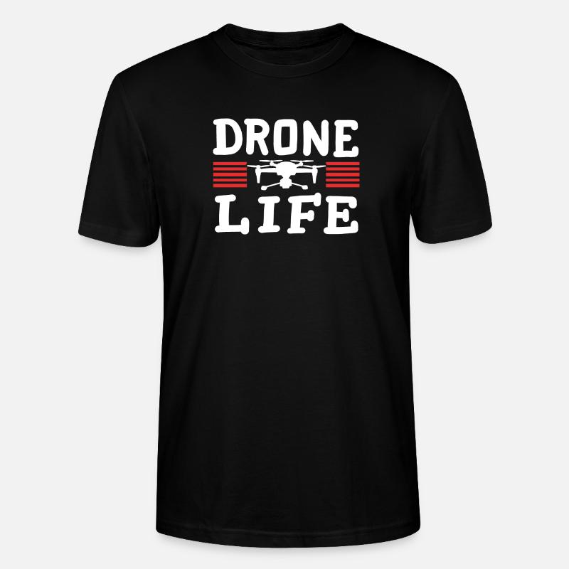 Drohnenpilot RC FPV Quadrocopter - Stanley/Stella Unisex Bio-T-Shirt CRAFTER - Schwarz