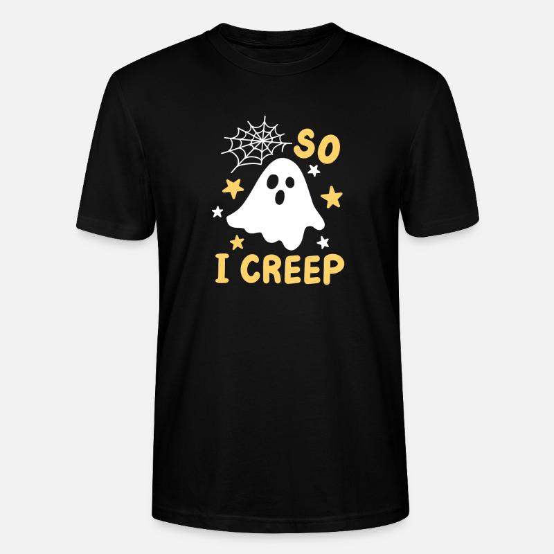 Geist Halloweenkostüm - Stanley/Stella Unisex Bio-T-Shirt CRAFTER - Schwarz
