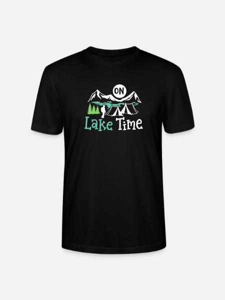 See Camping Zelten - Stanley/Stella Unisex Bio-T-Shirt CRAFTER - Schwarz