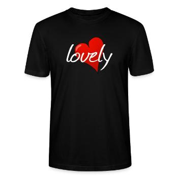 CHARMANT - T-shirt bio CRAFTER Stanley Stella Unisexe - noir - Devant - Alina (178cm) & Michal (187cm)