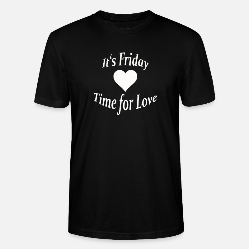 IT'S FRIDAY - Stanley/Stella Unisex Bio-T-Shirt CRAFTER - Schwarz