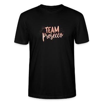 L’équipe Prosecco ! - T-shirt bio CRAFTER Stanley Stella Unisexe - noir - Devant - Alina (178cm) & Michal (187cm)