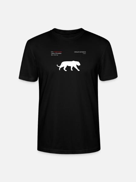 Tiger - Stanley/Stella CRAFTER Unisex Organic T-Shirt - black