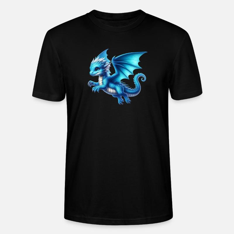 Drache - Stanley/Stella Unisex Bio-T-Shirt CRAFTER - Schwarz