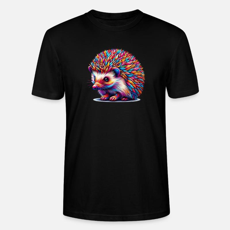 Igel - Stanley/Stella Unisex Bio-T-Shirt CRAFTER - Schwarz