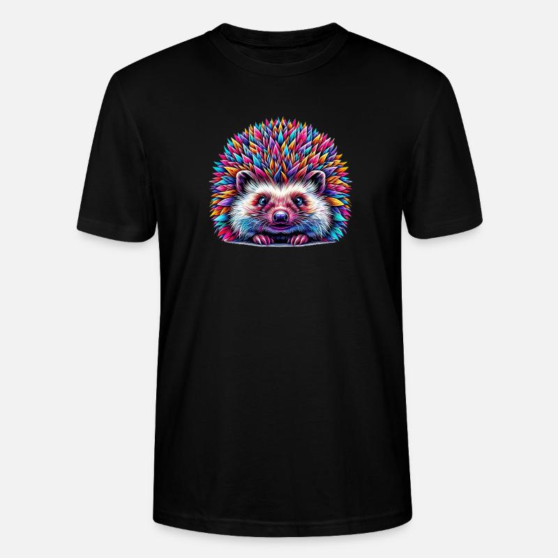 Igel - Stanley/Stella Unisex Bio-T-Shirt CRAFTER - Schwarz