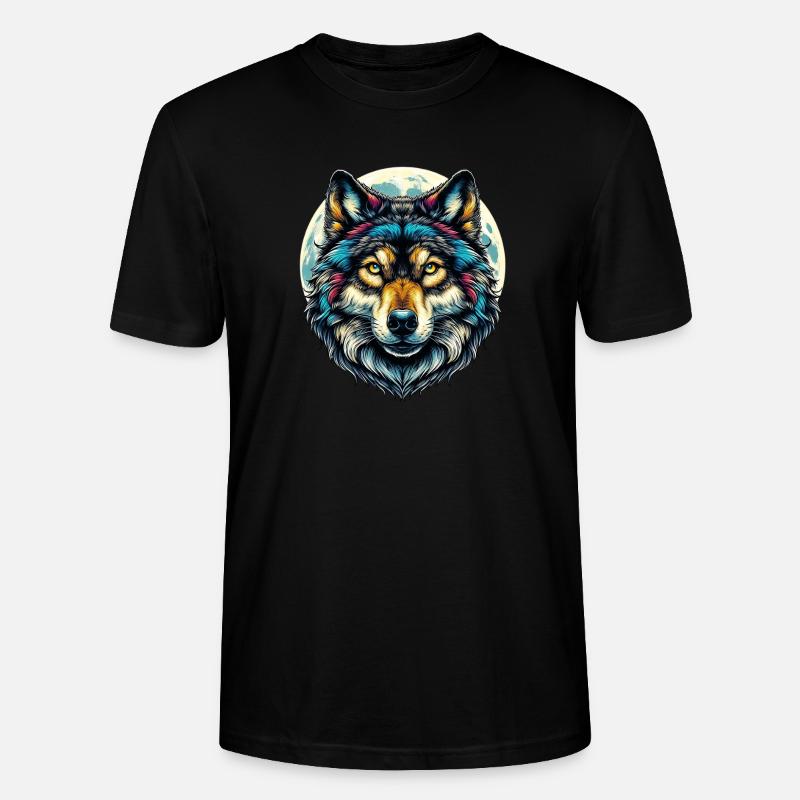 Wolf - Stanley/Stella Unisex Bio-T-Shirt CRAFTER - Schwarz
