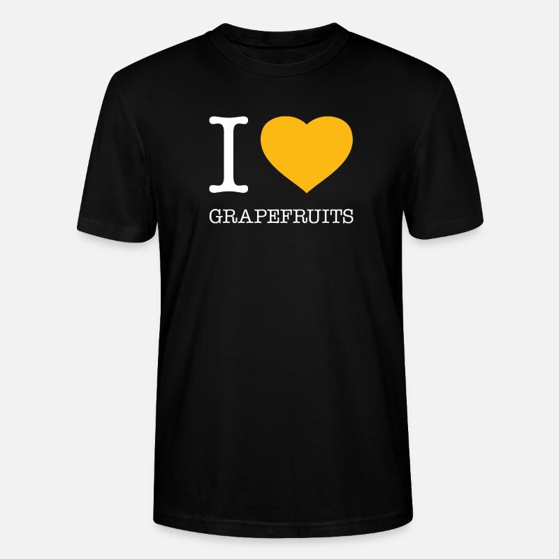 J’ADORE LES PAMPLEMOUSSES - T-shirt bio CRAFTER Stanley Stella Unisexe - noir