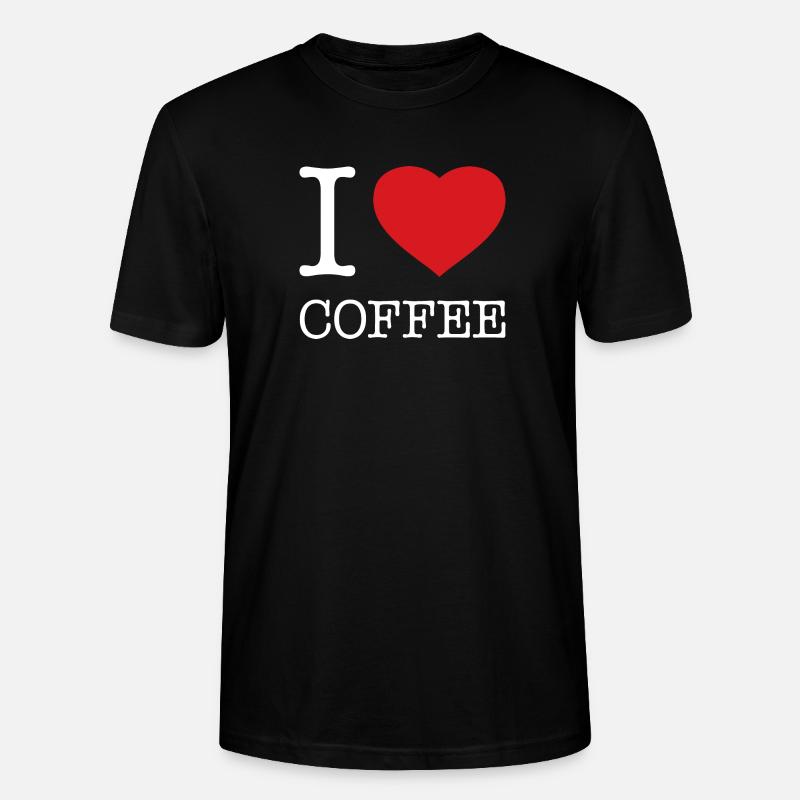 J’ADORE LE CAFÉ - T-shirt bio CRAFTER Stanley Stella Unisexe - noir