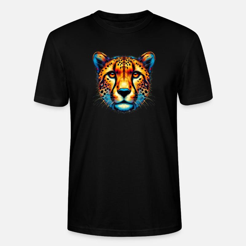 Gepard - Stanley/Stella Unisex Bio-T-Shirt CRAFTER - Schwarz