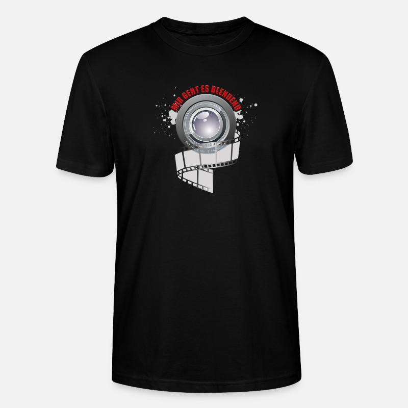 Mir geht es blendend - Stanley/Stella Unisex Bio-T-Shirt CRAFTER - Schwarz