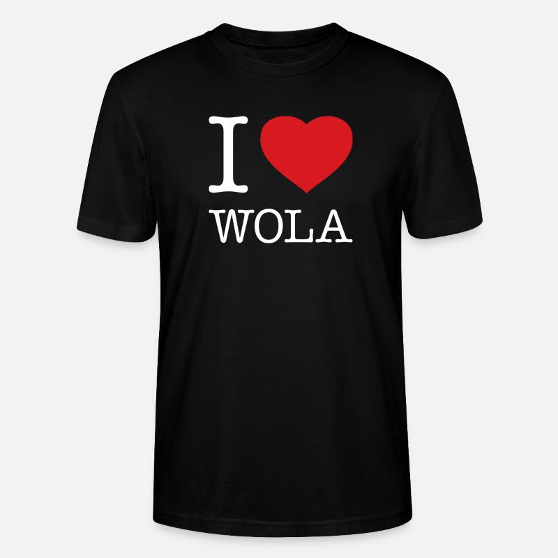 J’ADORE WOLA Varsovie - T-shirt bio CRAFTER Stanley Stella Unisexe - noir