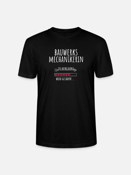 Bauwerksmechanikerin Ausbildung Beruf Geschenk - Stanley/Stella Unisex Bio-T-Shirt CRAFTER - Schwarz