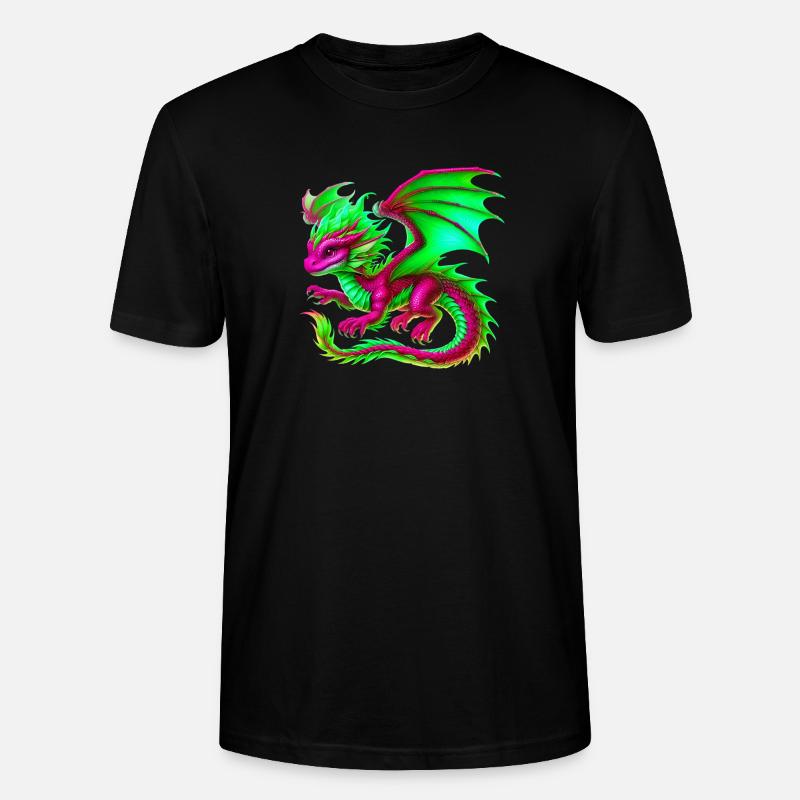 Dragon - T-shirt bio CRAFTER Stanley Stella Unisexe - noir