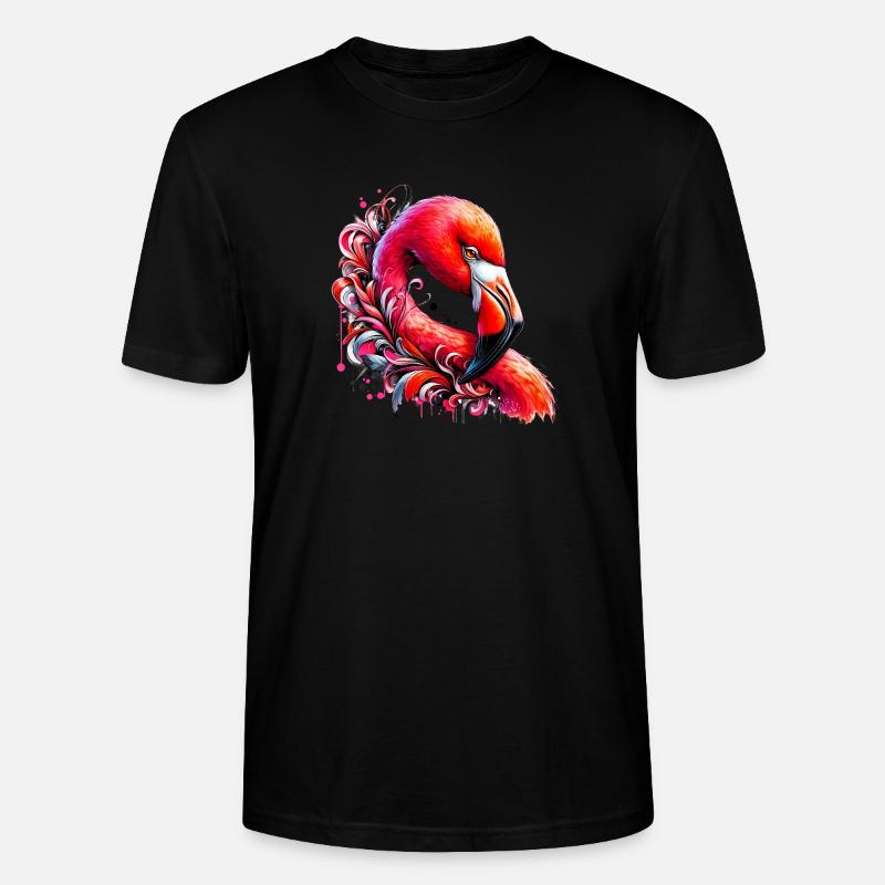 Flamant - T-shirt bio CRAFTER Stanley Stella Unisexe - noir