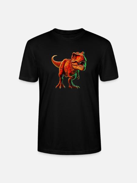 Dinosaure - T-shirt bio CRAFTER Stanley Stella Unisexe - noir