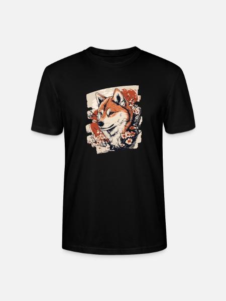 Shiba Inu - T-shirt bio CRAFTER Stanley Stella Unisexe - noir