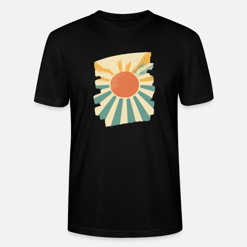 Coucher de soleil d’été - T-shirt bio CRAFTER Stanley Stella Unisexe - noir