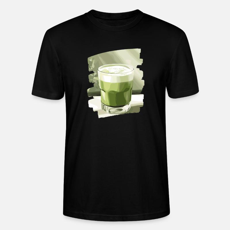 Matcha Latte Lover Thé vert - T-shirt bio CRAFTER Stanley Stella Unisexe - noir
