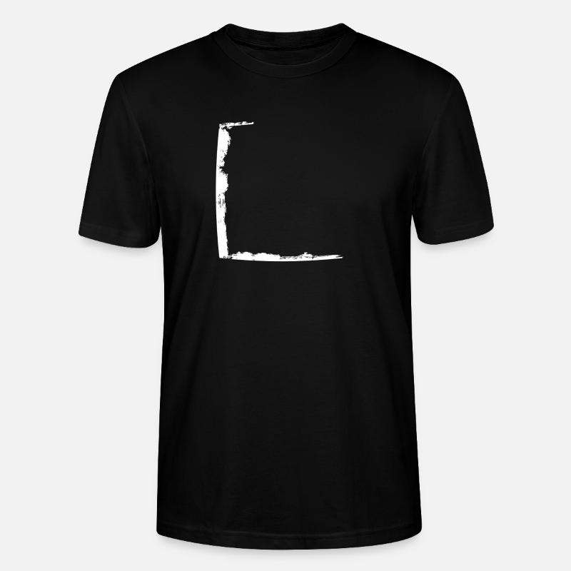 Half frame dirty white - Stanley/Stella CRAFTER Unisex Organic T-Shirt - black