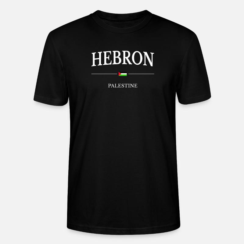 Hebron Flagge Palästina - Stanley/Stella Unisex Bio-T-Shirt CRAFTER - Schwarz