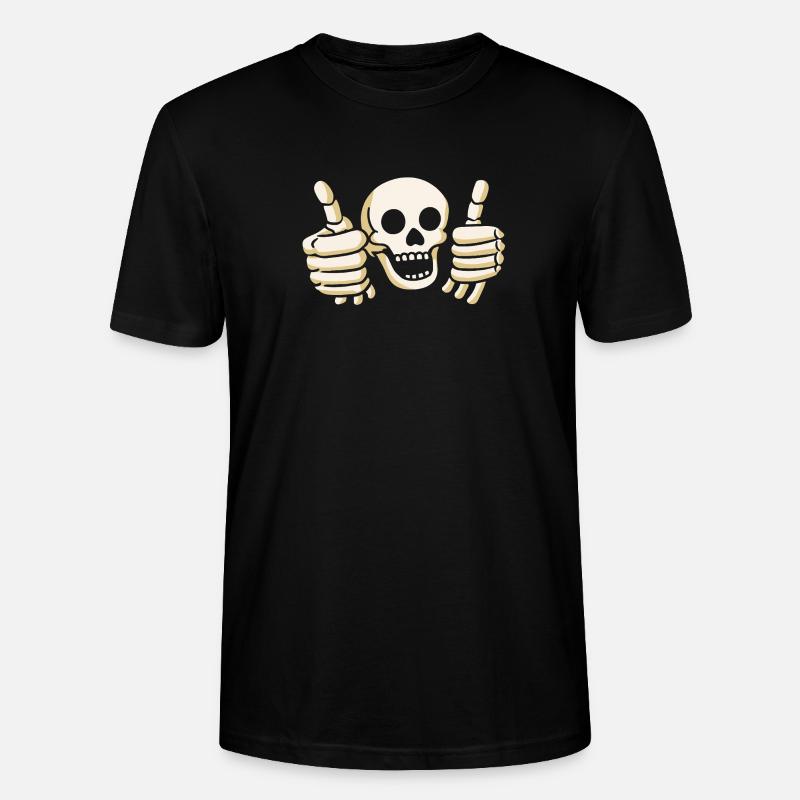 Crâne OKI - T-shirt bio CRAFTER Stanley Stella Unisexe - noir