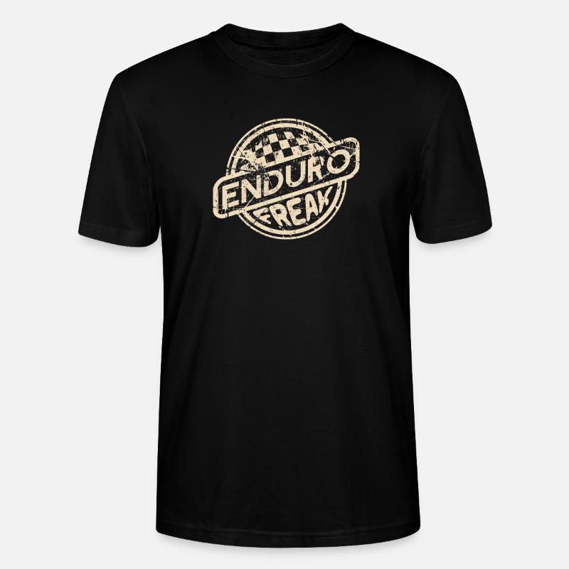 Monstre d’enduro | Design rétro - T-shirt bio CRAFTER Stanley Stella Unisexe - noir