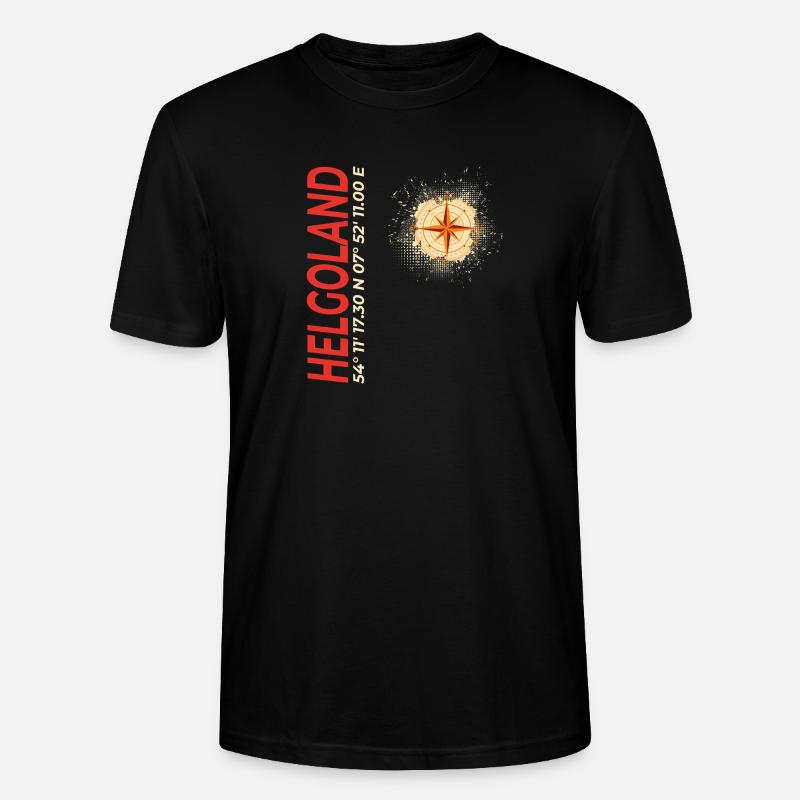 Helgoland - Stanley/Stella Unisex Bio-T-Shirt CRAFTER - Schwarz