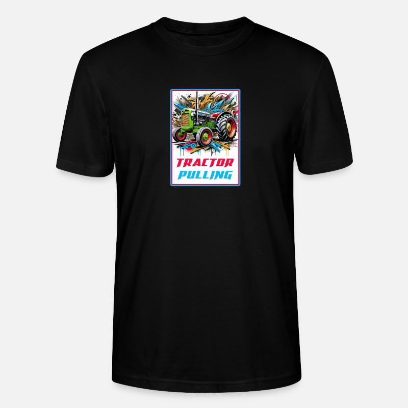 Tractor Pulling Power - Stanley/Stella Unisex Bio-T-Shirt CRAFTER - Schwarz