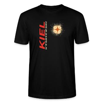 Kiel - Stanley/Stella Unisex Bio-T-Shirt CRAFTER - Schwarz - Vorne - Alina (178cm) & Michal (187cm)